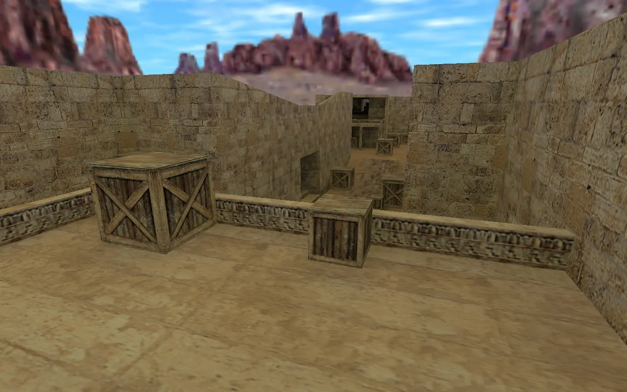 Скачать Карта de_reset_dust2 для CS 1.6: Баланс и тактика - Скриншот
