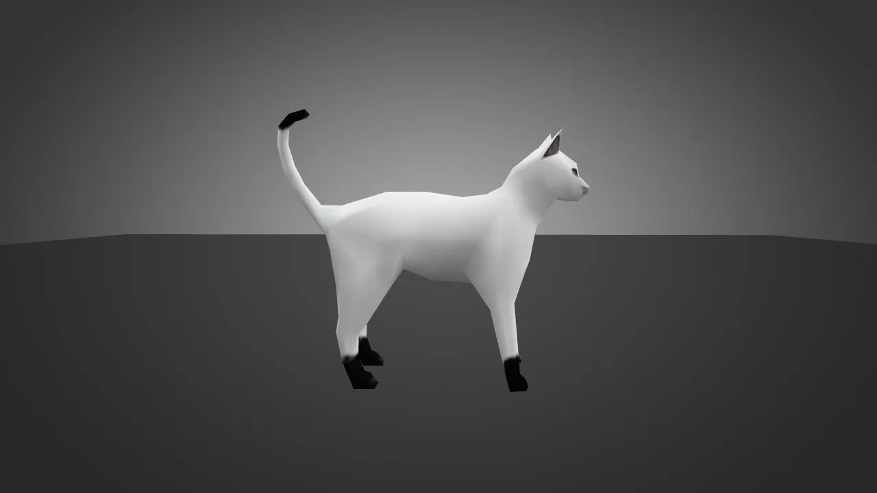 Модель «White Cat for Chicken» для CS 1.6 - Уникальные скины — скриншот 1