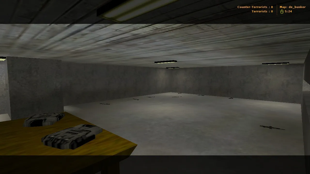 Скачать de_bunker для CS 1.6: спавны, точки, .nav для ботов и оптимизация карты - Скриншот