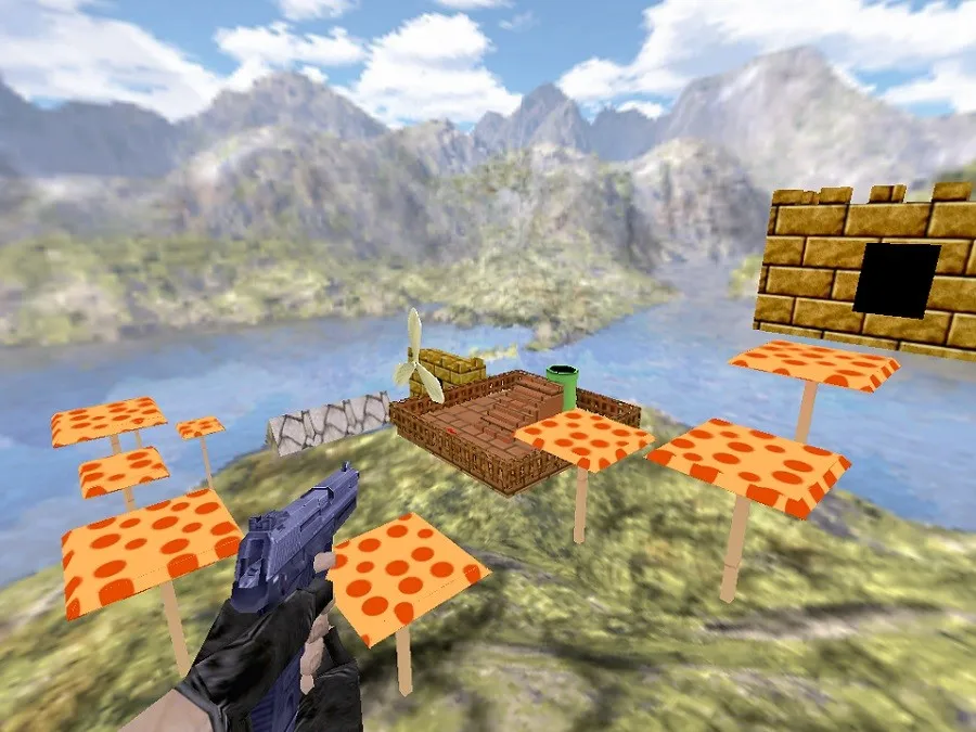 Скачать deathrun_mario_nigga2 для CS 1.6: точки, ловушки и маршруты для T/CT - Скриншот