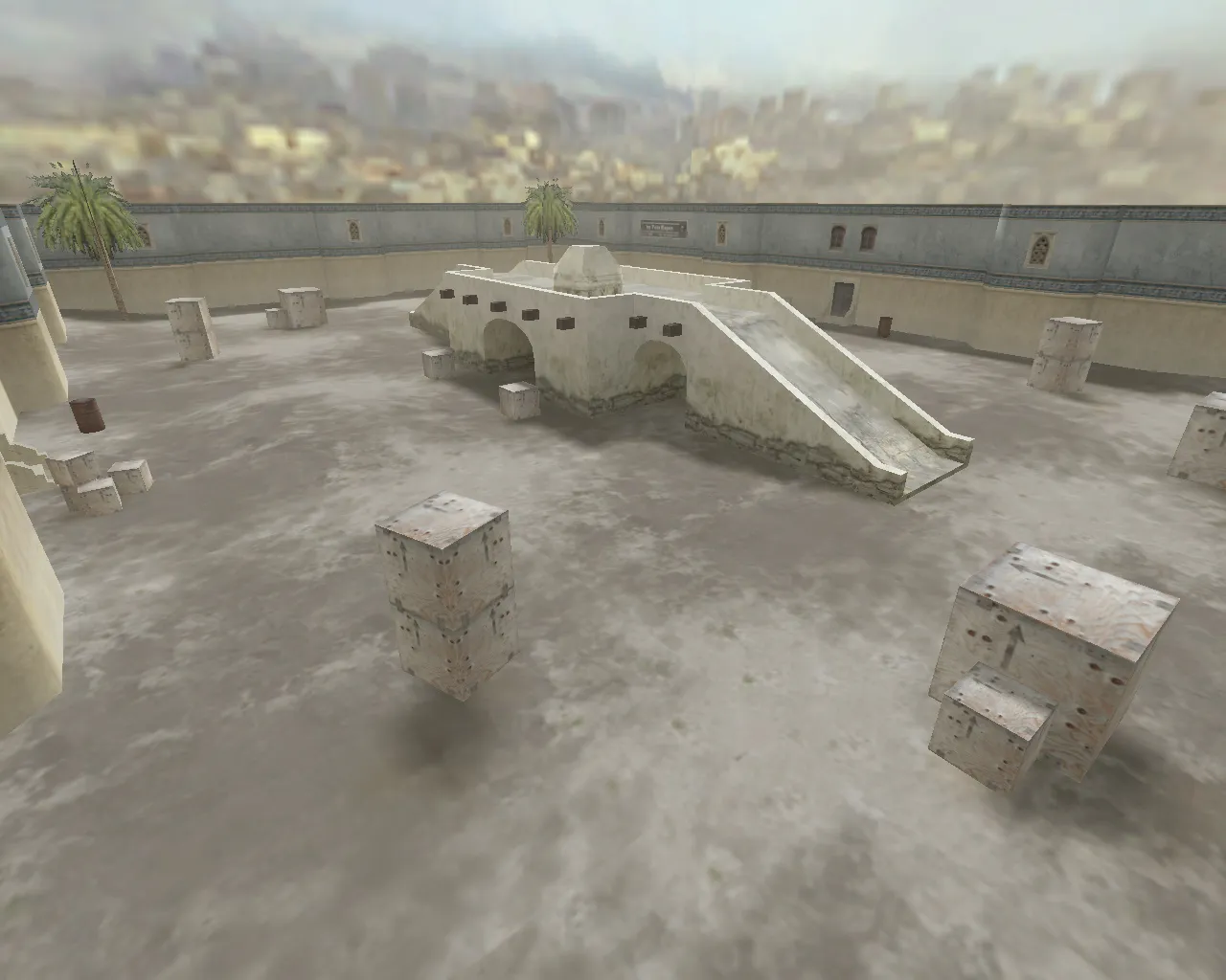 Скачать AWP карта css_india_go для CS 1.6: точки для снайпы, .nav для ботов и оптимизация - Скриншот