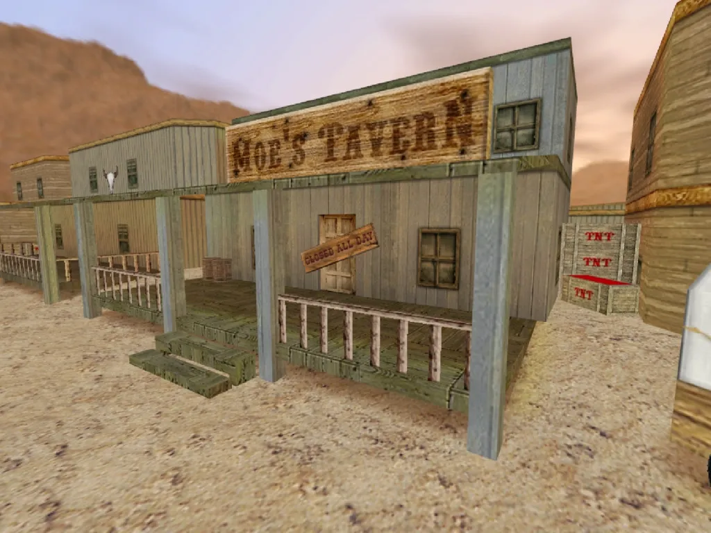 Карта de_wanted для CS 1.6: Тактика и особенности — скриншот 8