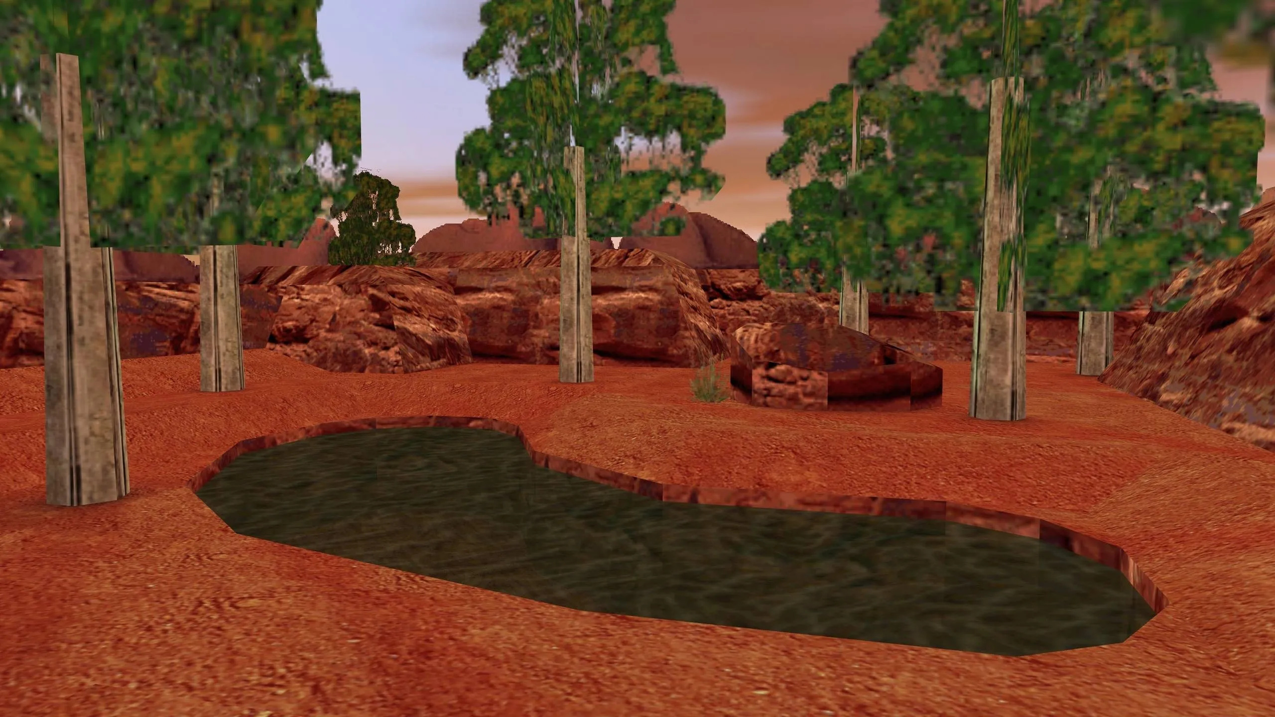 Карта de_outback для CS 1.6: тактические возможности и детали — скриншот 2
