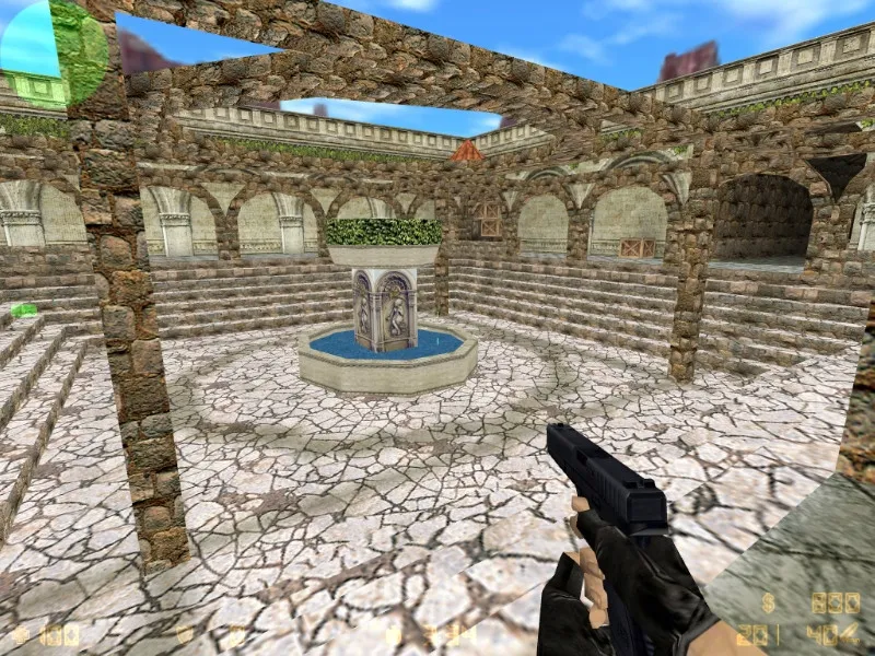 Скачать Карта de_abbaye_fcs для CS 1.6: планировка, точки, гайды за CT/T и оптимизация под сервер - Скриншот