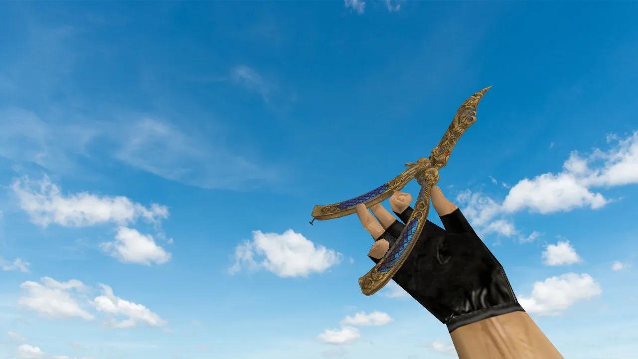 Скачать Модель Butterfly Knife Dragonian v_ для CS 1.6: качество текстур, анимация осмотра, звуки и сборка без вирусов - Скриншот
