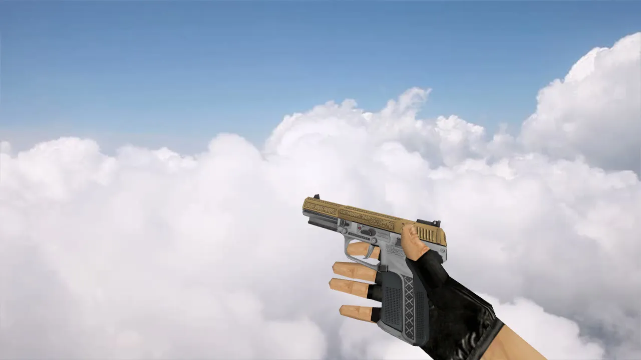 Скачать Модель «Five Seven Royal Gold» для CS 1.6: качественная графика и анимация - Скриншот