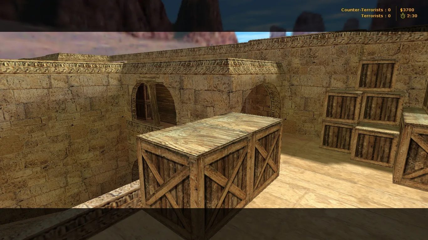 Скачать de_dust2_kso для CS 1.6: карта, точки, .nav и оптимизация wpoly/epoly - Скриншот