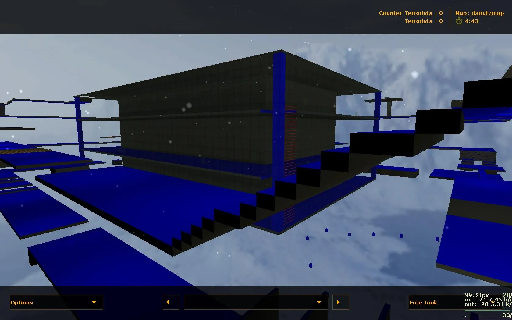 Скачать deathrun_snow_storm — карта для CS 1.6: зимний deathrun, точки, .nav, оптимизация - Скриншот