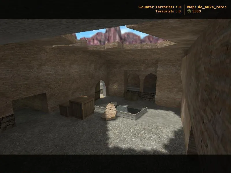 Скачать Карта de_nuke_rarea для CS 1.6: Тактические точки и баланс сторон - Скриншот
