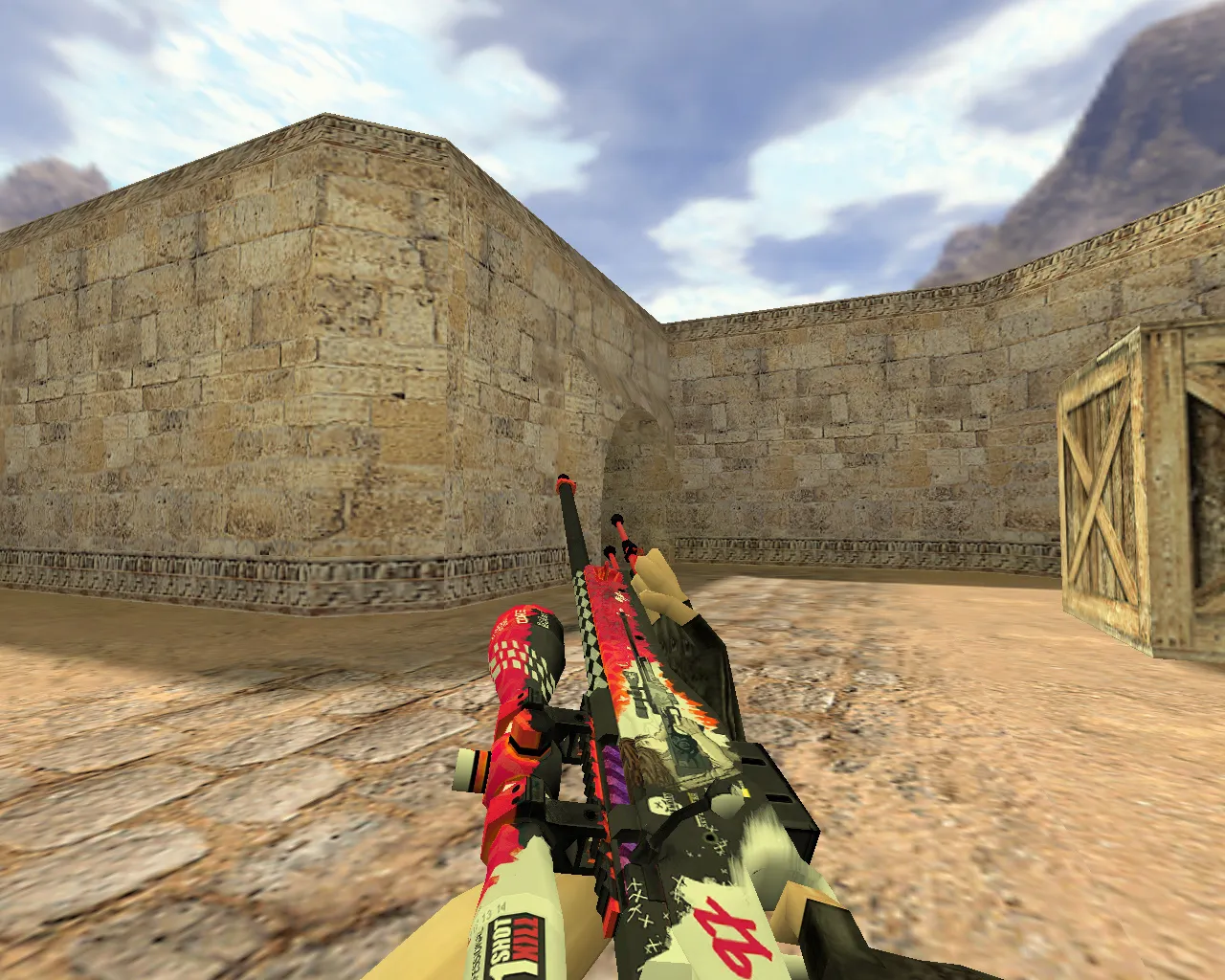 Скачать Модель AWP Дикий стиль для CS 1.6 - Уникальная графика и анимация - Скриншот