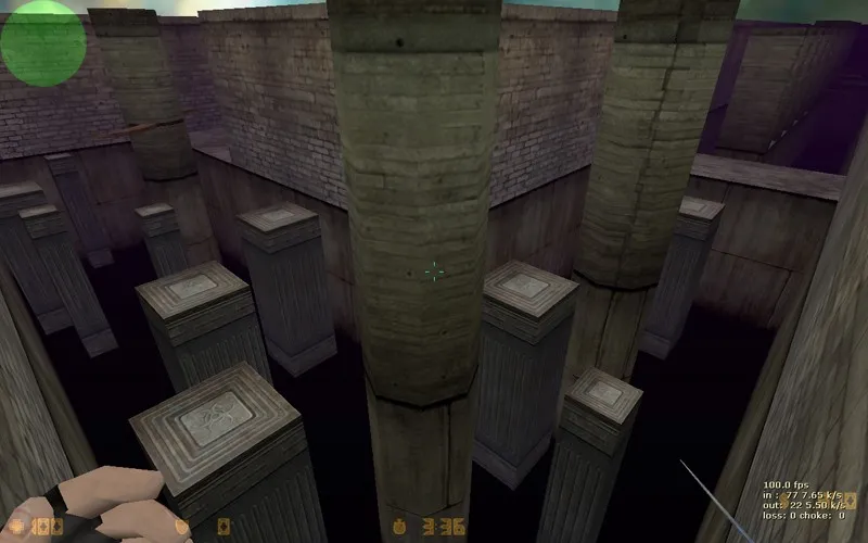 deathrun_impasable для CS 1.6: тактика Т/КТ, точки, боты и оптимизация карты — скриншот 6
