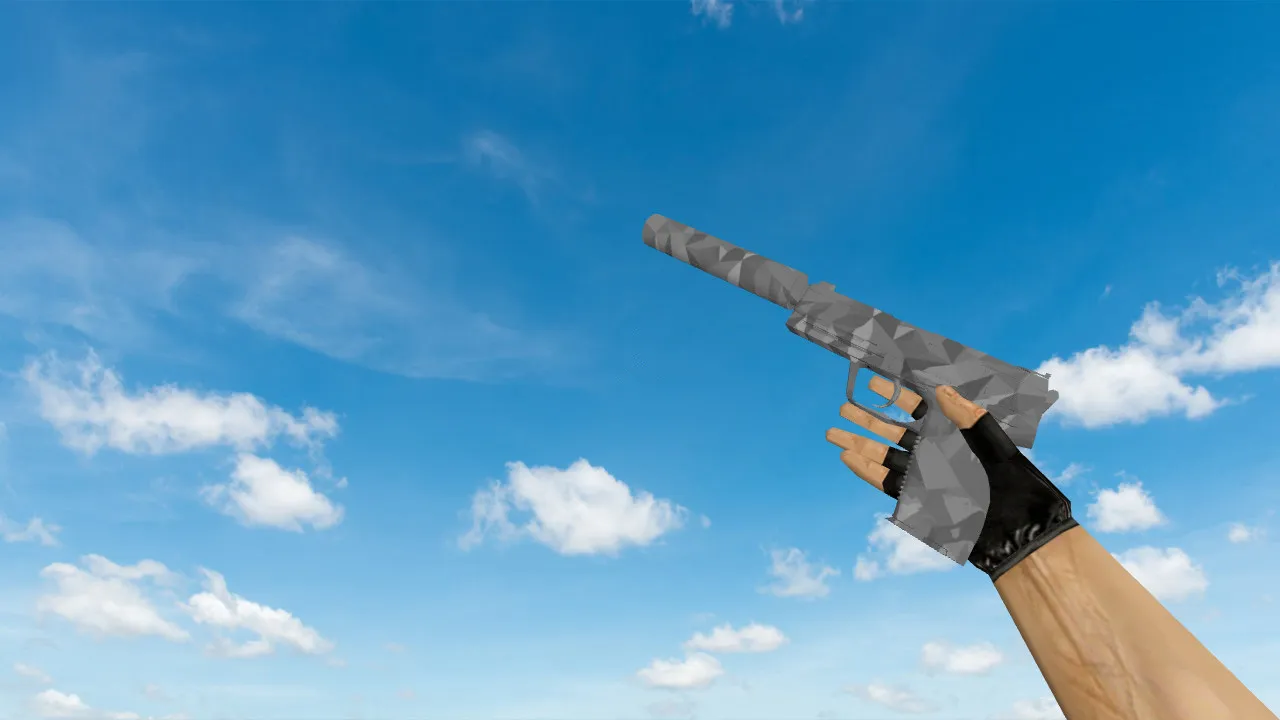 Скачать Модель «USP «Осколки»» для CS 1.6 - Качественная Альтернатива - Скриншот