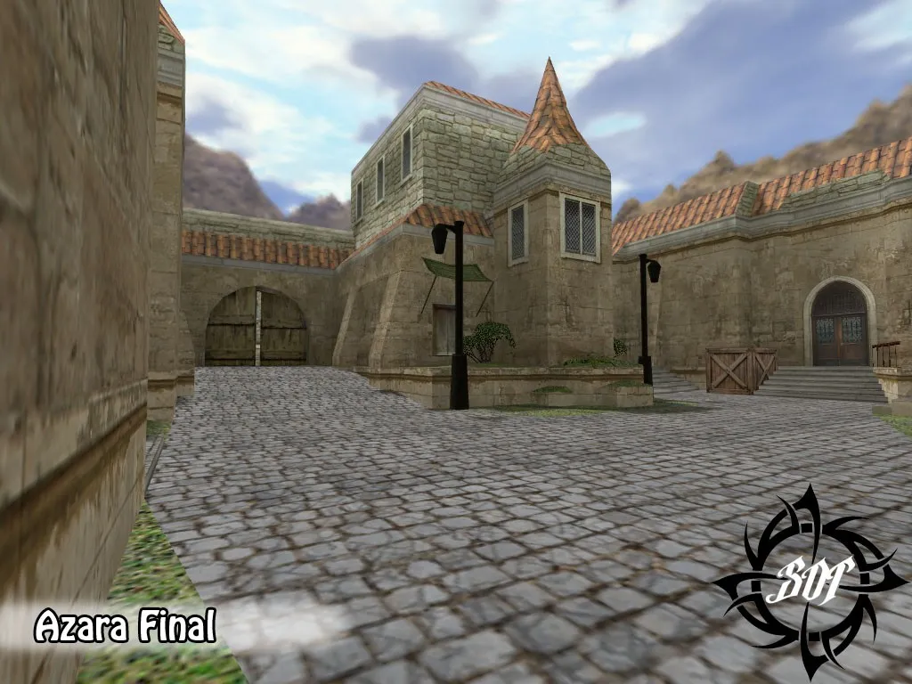 Скачать de_azara_final для CS 1.6: тактика за Т и КТ, точки, .nav, оптимизация карты - Скриншот