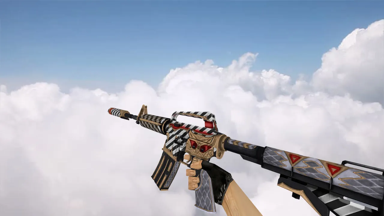 Скачать Модель M4A1 Faust для CS 1.6: v_, p_, w_ файлы, звуки, анимация осмотра, текстуры и качество - Скриншот