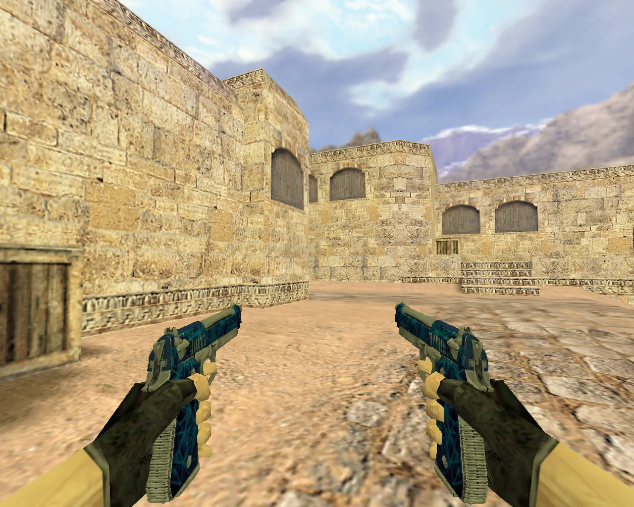 Скачать Модель «Dual Elites Синий кварц» для CS 1.6: Погрузитесь в игру - Скриншот