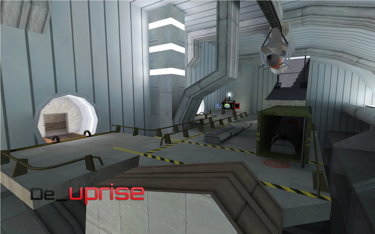 Скачать Карта de_uprise для Counter-Strike 1.6: Тактические преимущества и особенности - Скриншот