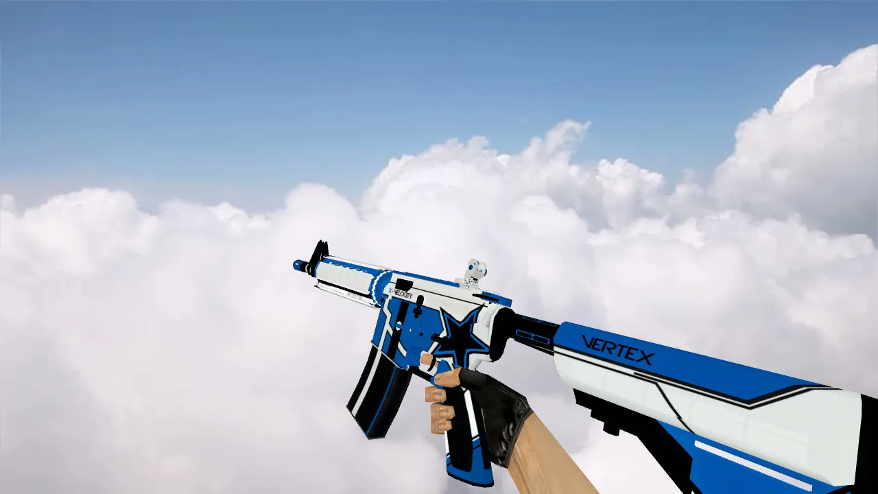 Скачать Модель «M4A4 Velocity» v_ модель и звуки для CS 1.6: осмотр, текстуры, качество и анимация - Скриншот