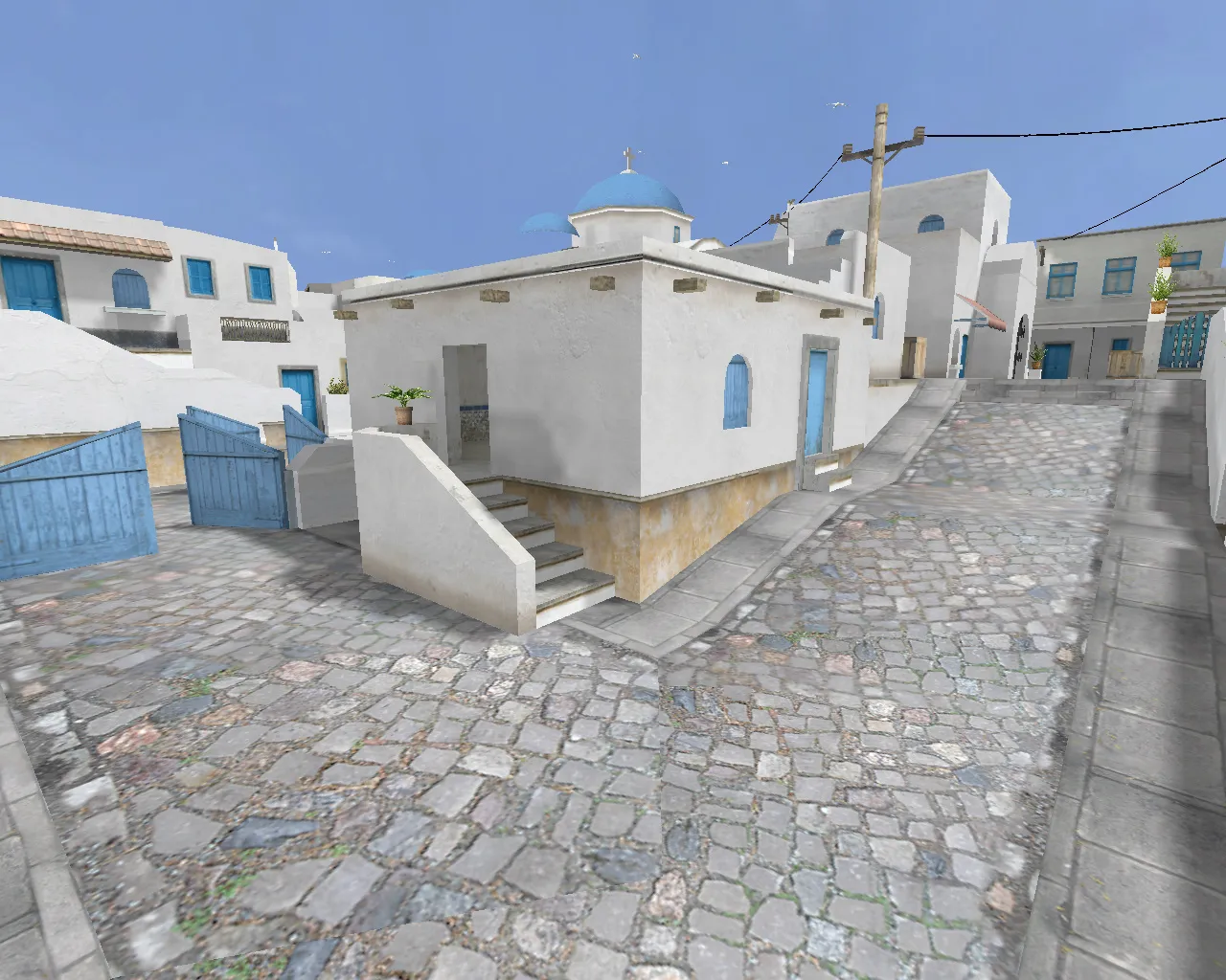 Скачать Карта de_santorini для CS 1.6: Погружение в атмосферу Греции - Скриншот