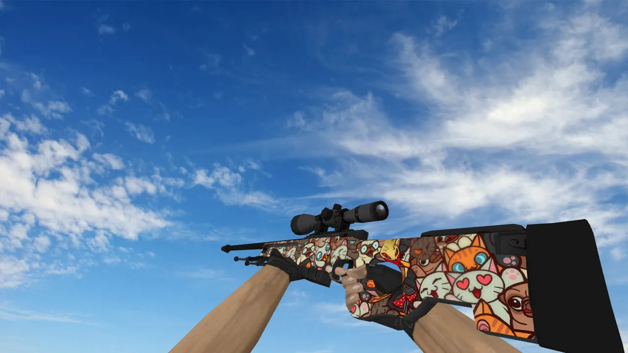 Скачать Модель AWP Лапки для CS 1.6 – особый стиль и точность - Скриншот