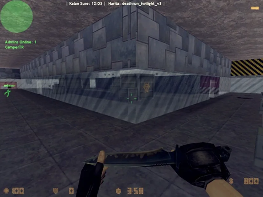 Скачать deathrun_twilight_v3 — карта Deathrun для CS 1.6: точки, ловушки, баланс сторон и .nav для ботов - Скриншот