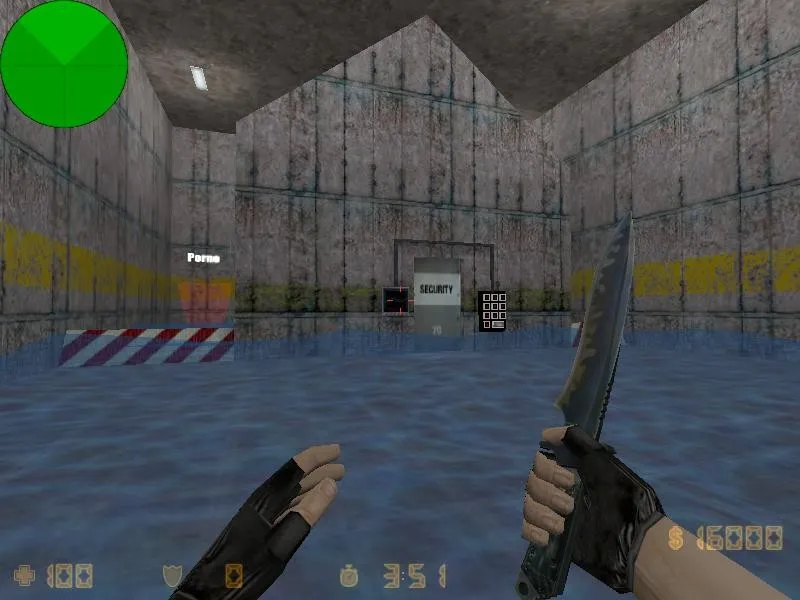 Скачать deathrun_form для CS 1.6: карта deathrun с точками, ловушками и поддержкой ботов - Скриншот