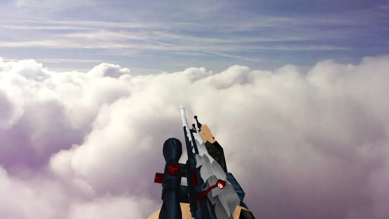 Скачать AWP White Fang для CS 1.6 - Модель с уникальным дизайном - Скриншот