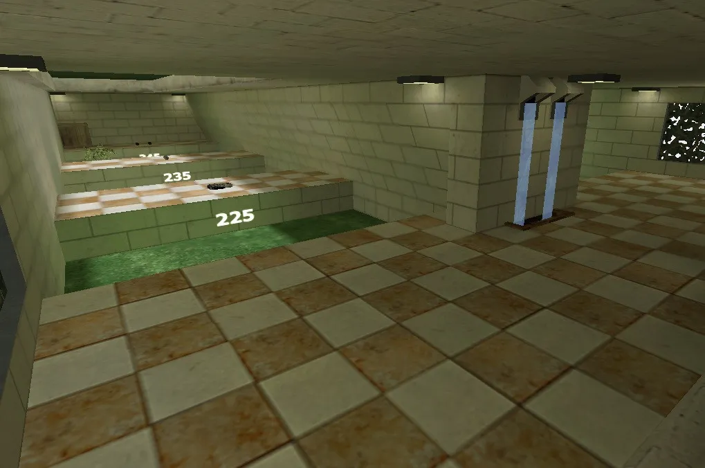 deathrun_summer_vf для CS 1.6: карта deathrun, точки ловушек, оптимизация и .nav для ботов — скриншот 11