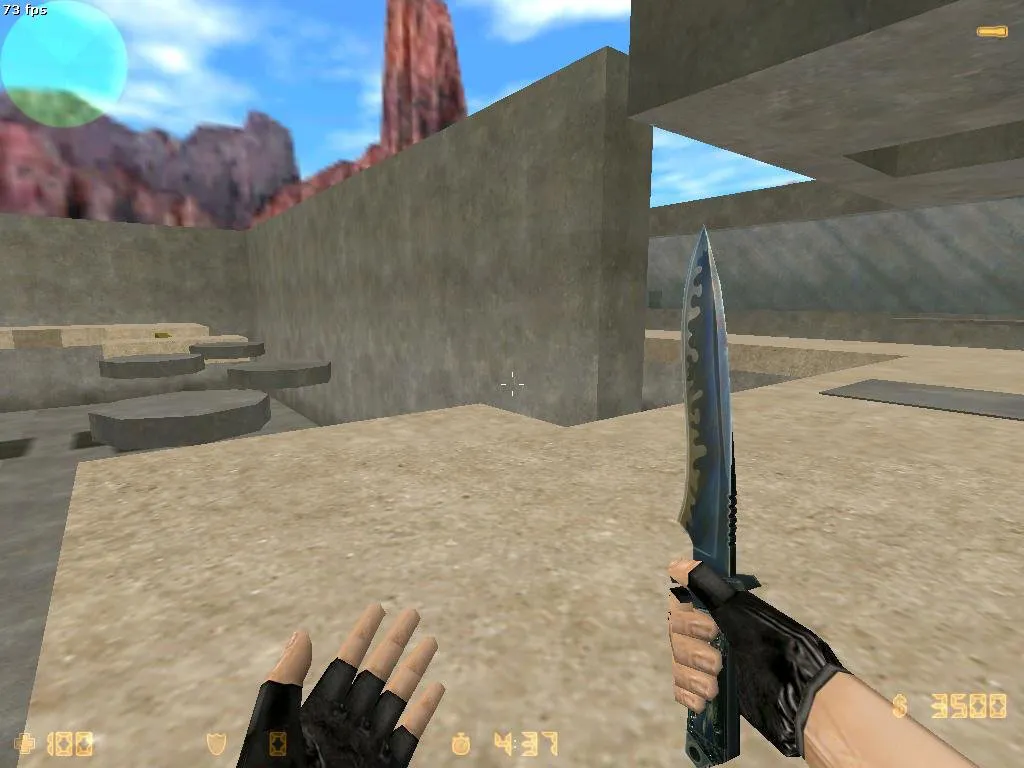 Скачать deathrun_easy для CS 1.6: быстрый deathrun, точки ловушек, .nav для ботов, баланс сторон - Скриншот