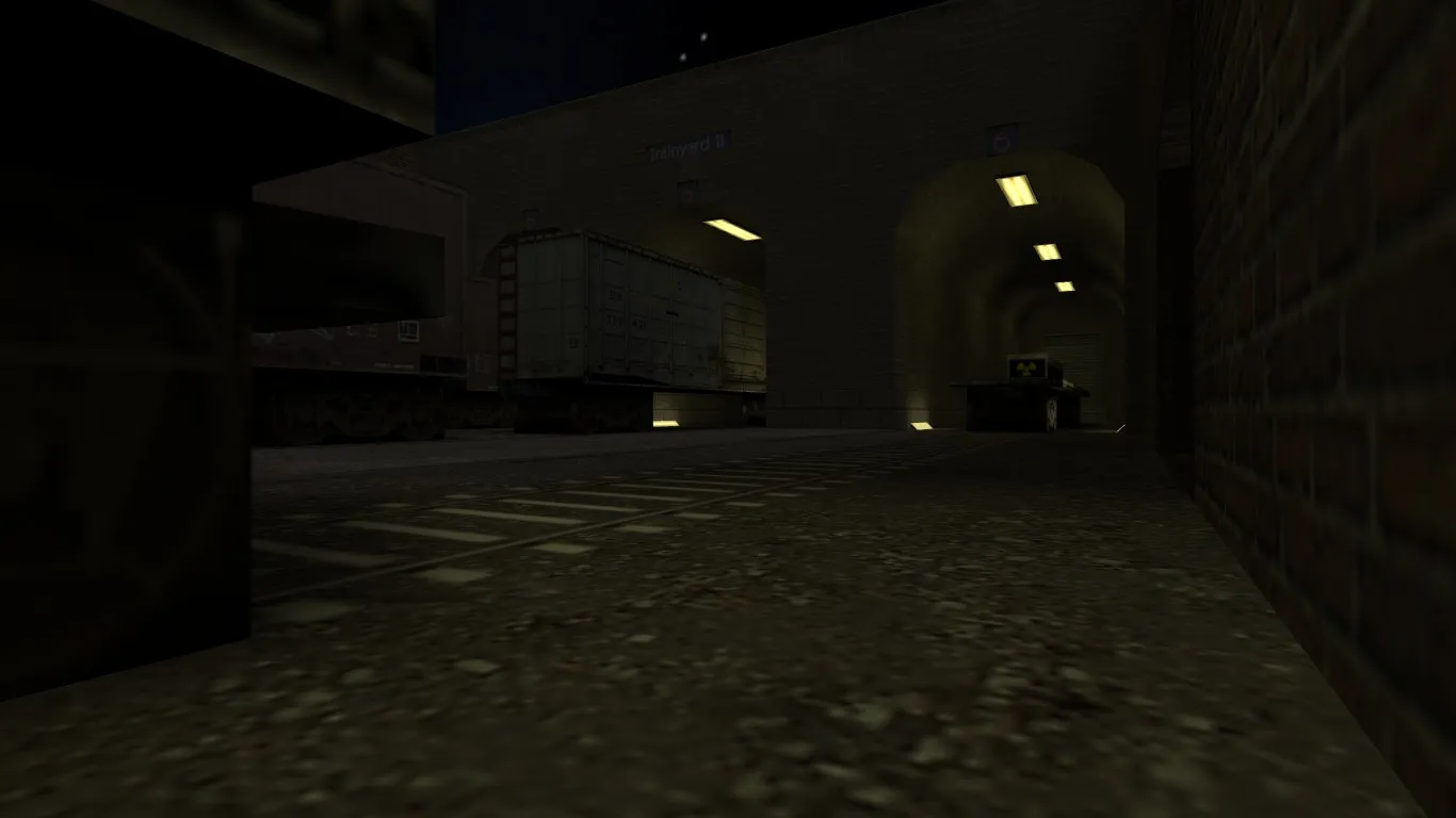 Карта de_train_night для CS 1.6: Баланс и Тактика — скриншот 3