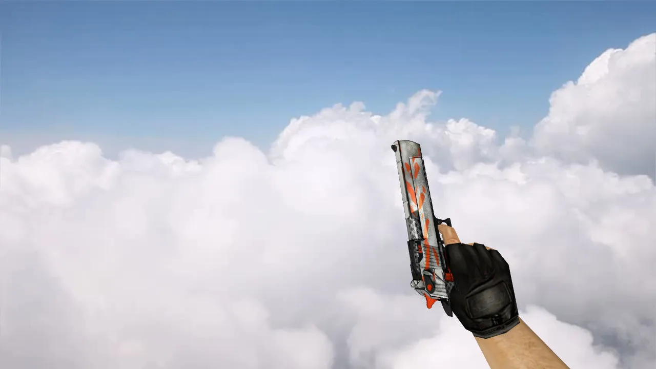 Скачать Модель «Deagle Карп кои» для CS 1.6: улучшенная графика и звук - Скриншот