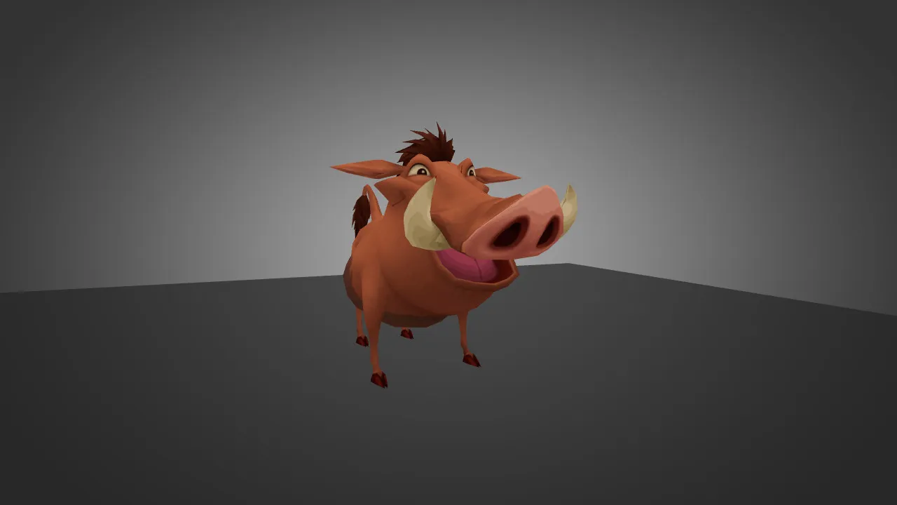 Скачать Модель «Pumbaa» для CS 1.6 - Уникальные скины для игроков - Скриншот