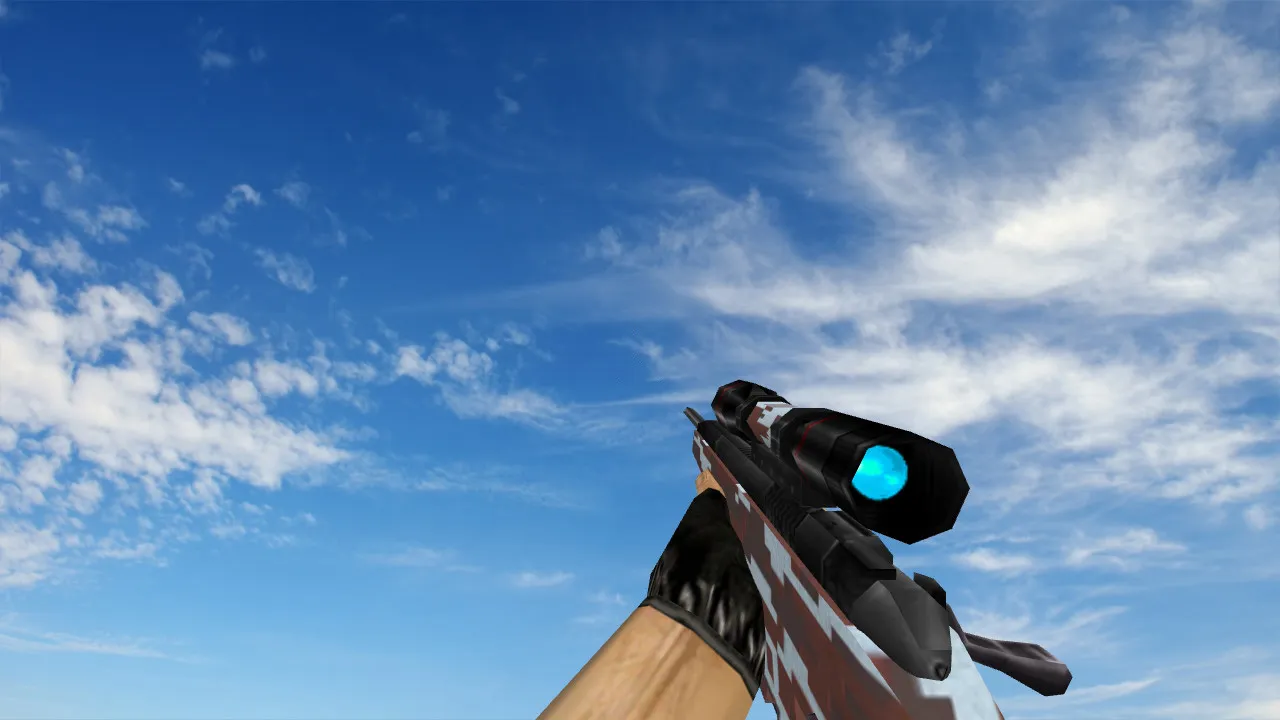 Скачать Модель «Scout Camo» для CS 1.6 - Обзор и особенности - Скриншот