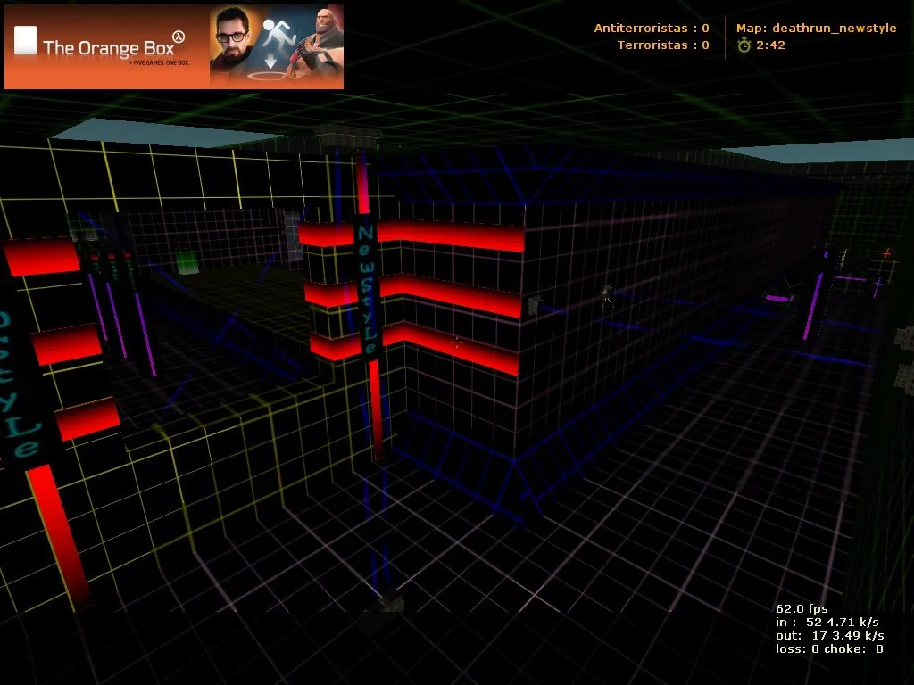 Скачать deathrun_newstyle для CS 1.6: карты deathrun, точки, навигация для ботов, оптимизация wpoly/epoly - Скриншот