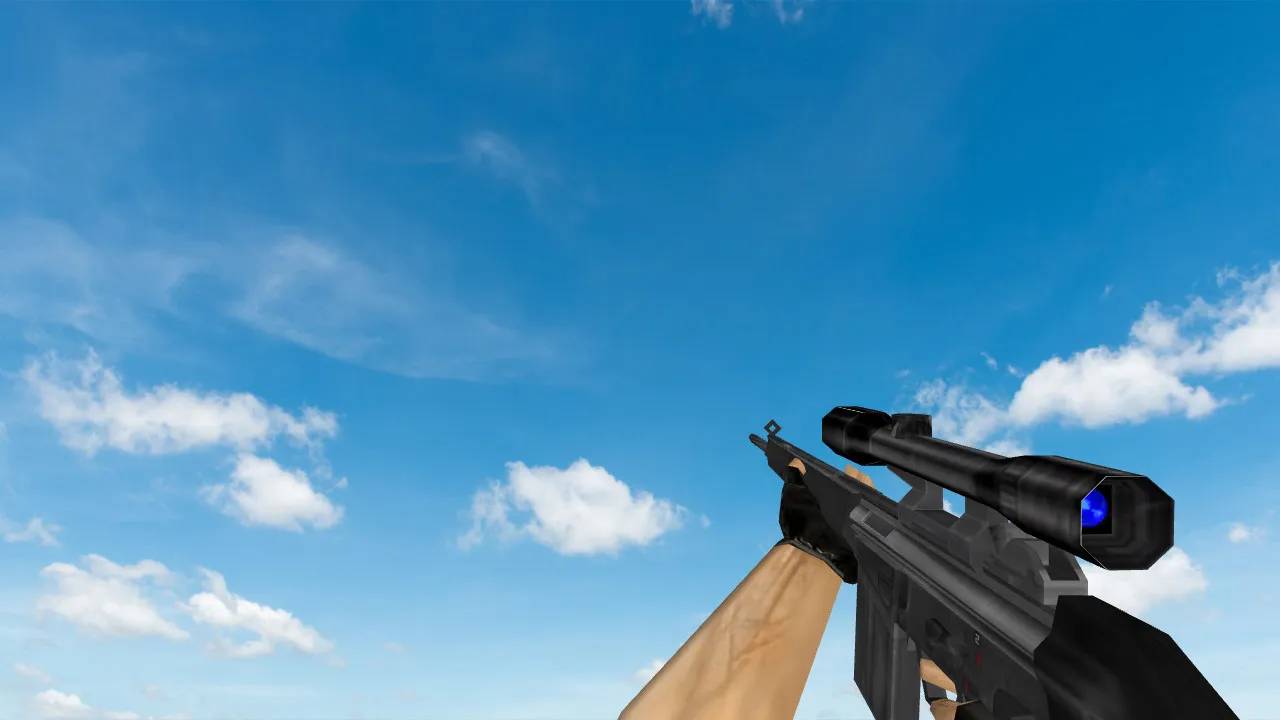 Пак моделей оружия «Default Weapons Chromed» для CS 1.6: v_, p_, w_ модели, звуки, анимация осмотра и текстуры — скриншот 10
