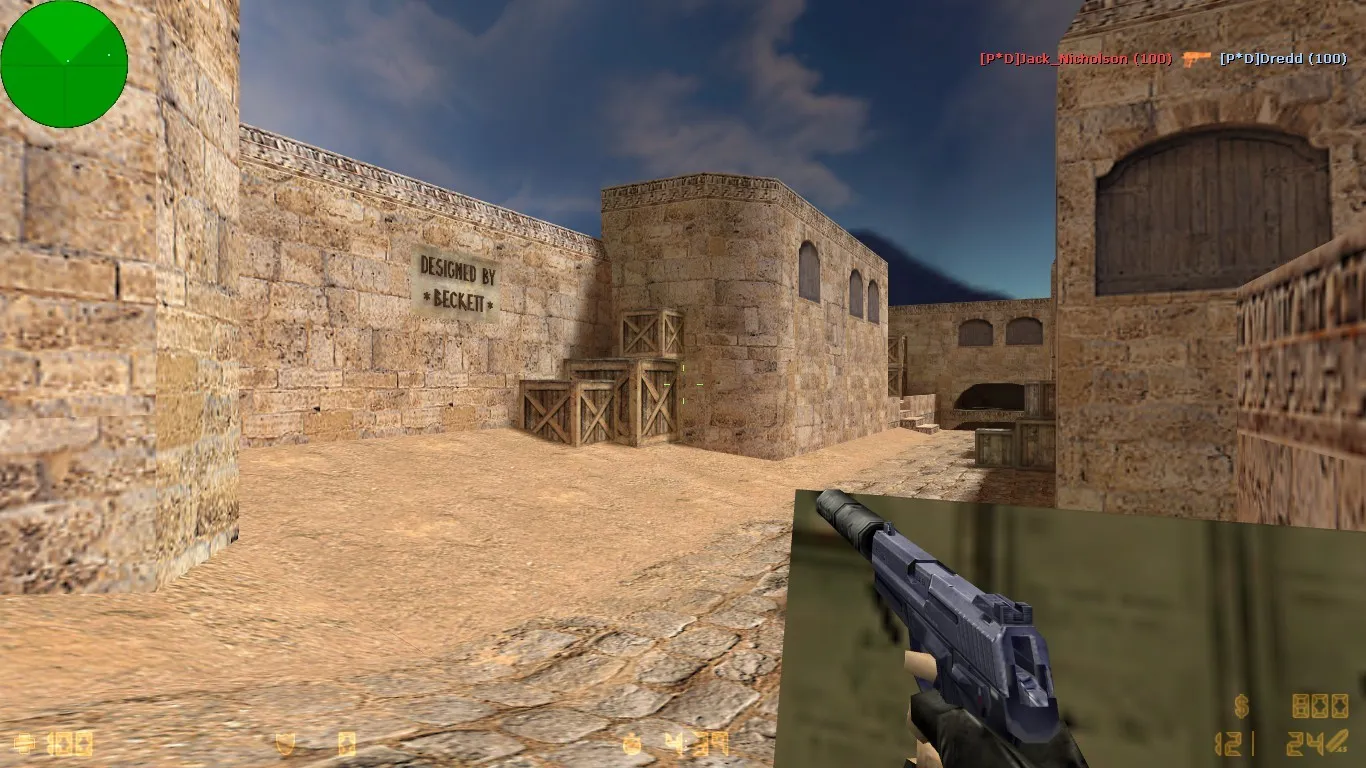 Скачать Карта de_hungun_dust2final для CS 1.6 - Тактическое преимущество - Скриншот