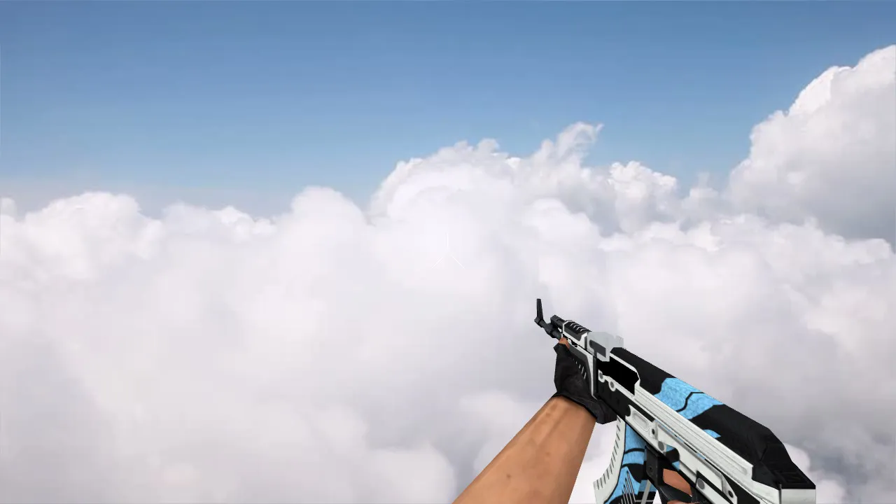Скачать Модель v_ и p_ Default AK-47 Vulcan для CS 1.6: звуки, анимация осмотра, качество текстур - Скриншот