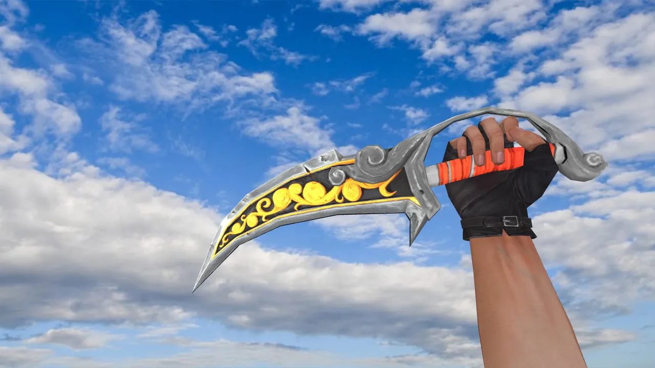 Скачать Модель Life Stealer Knife v_ для CS 1.6: p_ и w_ файлы, звук, анимация осмотра и текстуры - Скриншот