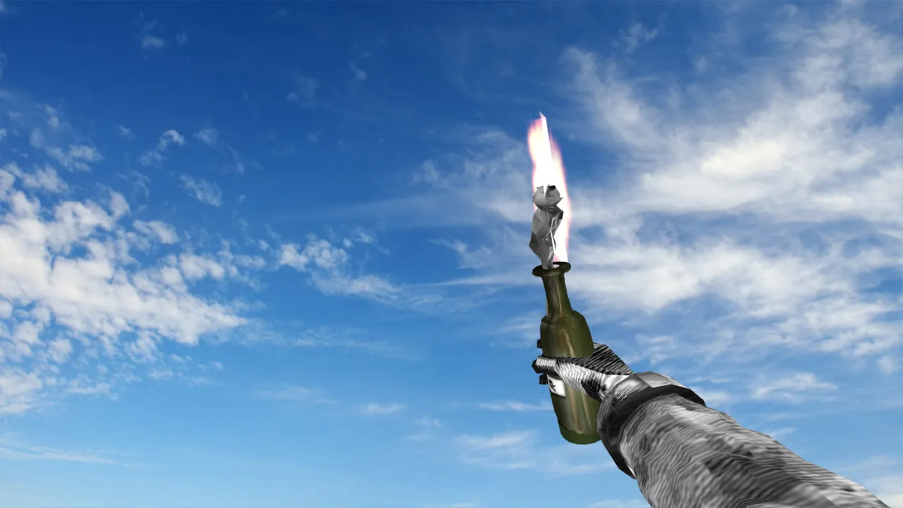 Скачать Модель «Oldstyle Molotov» v_ / p_ / w_ для CS 1.6: звуки, анимация осмотра, качество текстур и уникальный вид - Скриншот