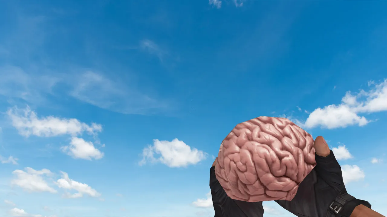 Модель «Brain Grenade» для CS 1.6: v_, p_, w_ гранаты, звуки, анимация осмотра, качество текстур — скриншот 2