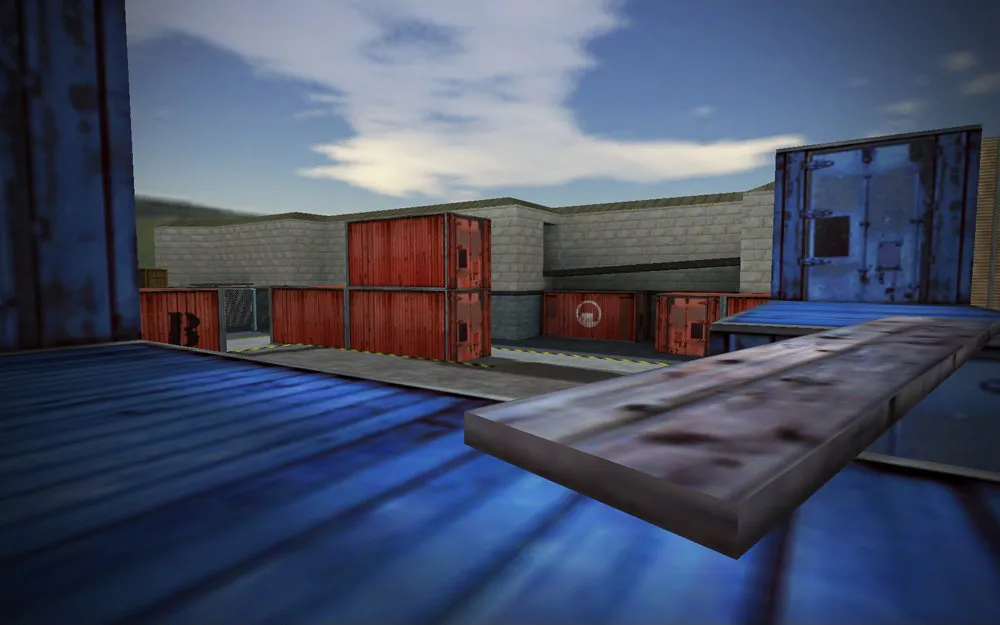 Карта de_granary для CS 1.6: тактика за CT/T, точки контроля, .nav и оптимизация wpoly/epoly — скриншот 4