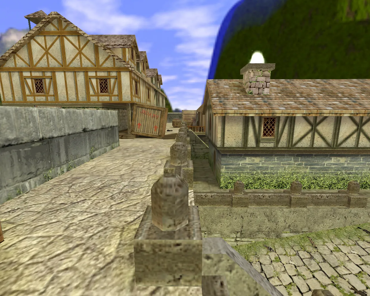 Скачать Карта fy_colonial для CS 1.6: точки, маршруты, .nav для ботов и оптимизация wpoly/epoly - Скриншот