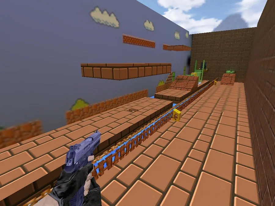 Скачать deathrun_mario_nigga2 для CS 1.6: точки, ловушки и маршруты для T/CT - Скриншот