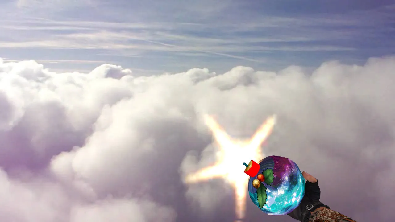 Скачать Модель «Xmas Ball Grenade» для CS 1.6: v_ p_ w_ модели, звуки, анимация осмотра, текстуры и настройка без вирусов - Скриншот