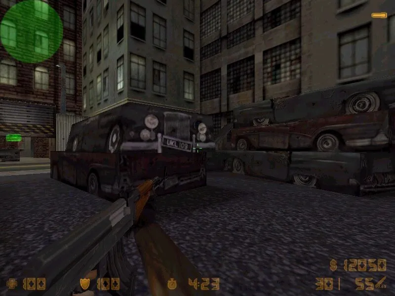 Скачать de_dustcity для CS 1.6: тактика за Т и за КТ, точки контроля, .nav и оптимизация карты - Скриншот