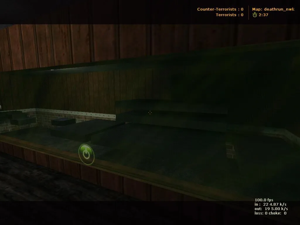 Скачать deathrun_nwk для CS 1.6: карта для трюков, ловушек и раундов, поддержка .nav, баланс сторон - Скриншот