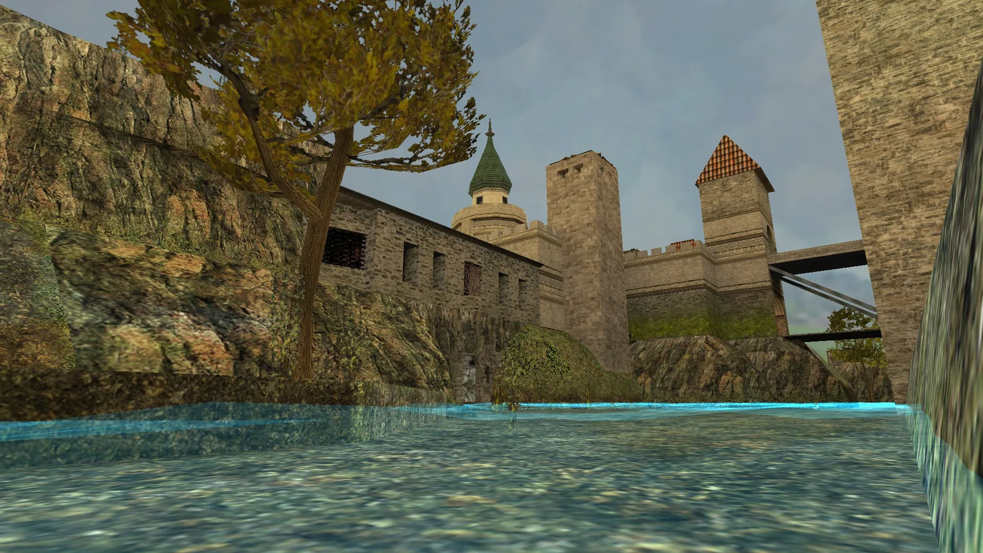 Карта fyde_kastle для CS 1.6 - Тактические возможности и особенности — скриншот 7