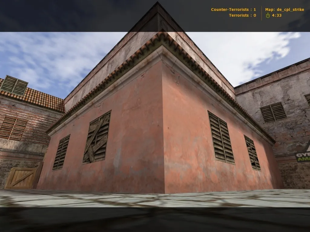 Скачать Карта de_cpl_strike для CS 1.6: точки, заходы за Т и КТ, .nav для ботов и оптимизация wpoly/epoly - Скриншот