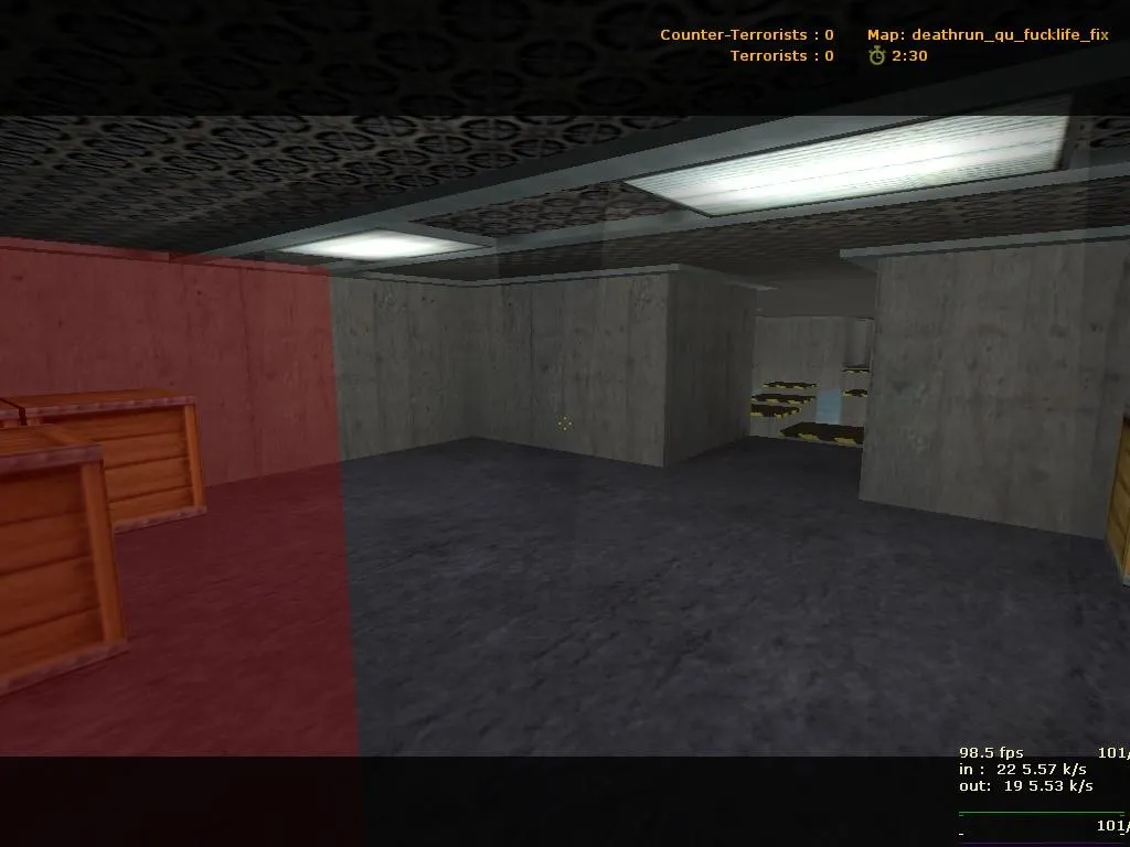 deathrun_qu_fucklife_fix для CS 1.6: карта Deathrun, баланс сторон, тактика, .nav и оптимизация — скриншот 6