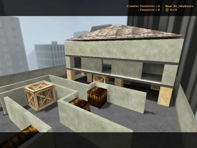 Скачать Карта de_labyhouse для CS 1.6 - Идеальная тактика и геймплей - Скриншот