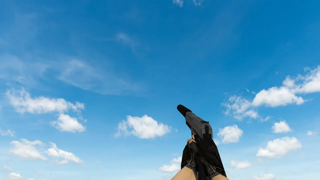 Скачать Модель USP «Нержавейка» для CS 1.6 - Качество и Стиль - Скриншот